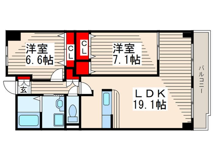 ＳＵＮ　ＳＫＹの物件間取画像