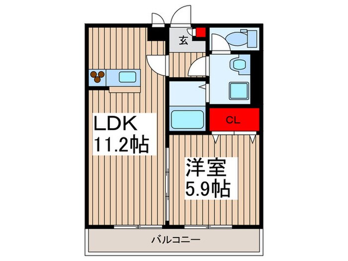 リブリ・クレラーレの物件間取画像