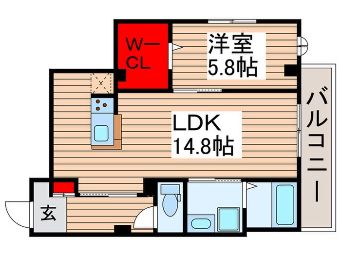 フォレストベベの物件間取画像