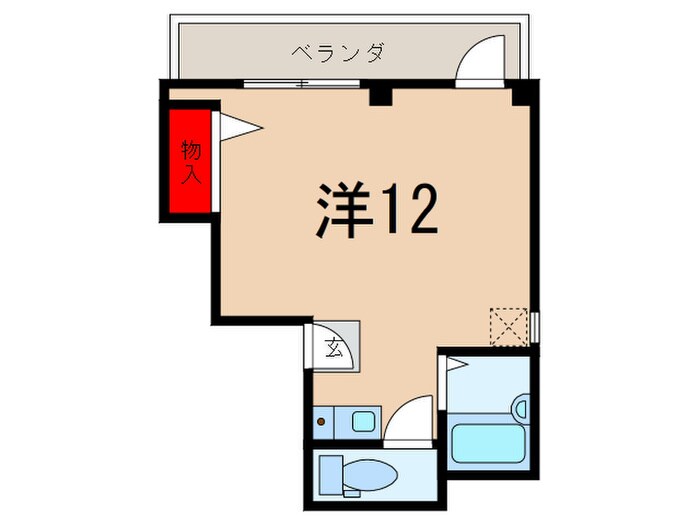 パレTOHOⅢの物件間取画像