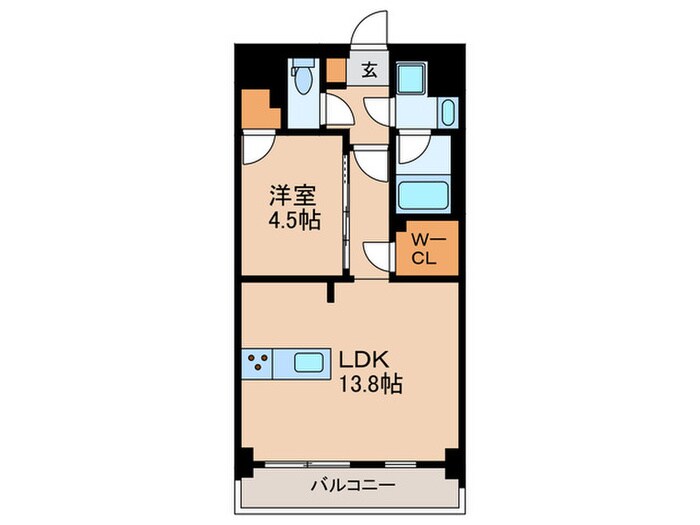 ラフィスタ蒲田南Ⅱ(301)の物件間取画像