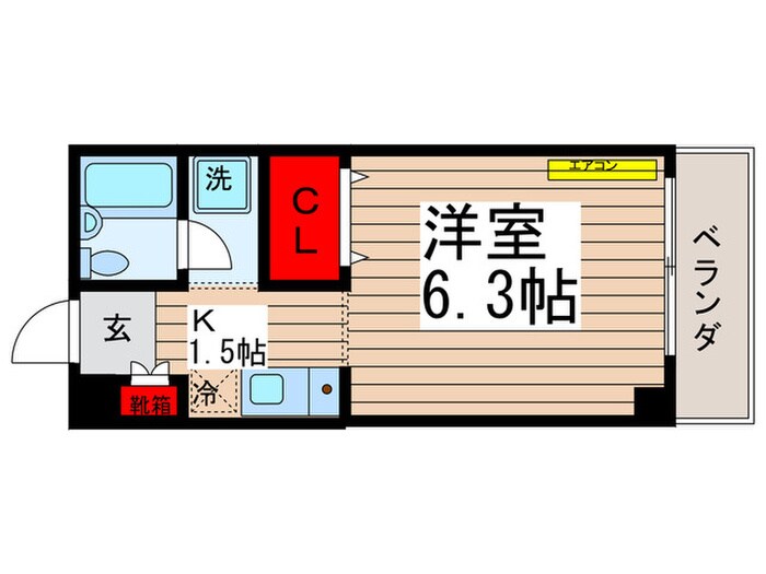 ハイツファインブル－の物件間取画像