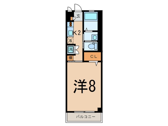 三和旗の台の物件間取画像