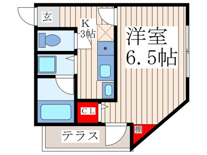 ヘブンリーブルーＪの物件間取画像