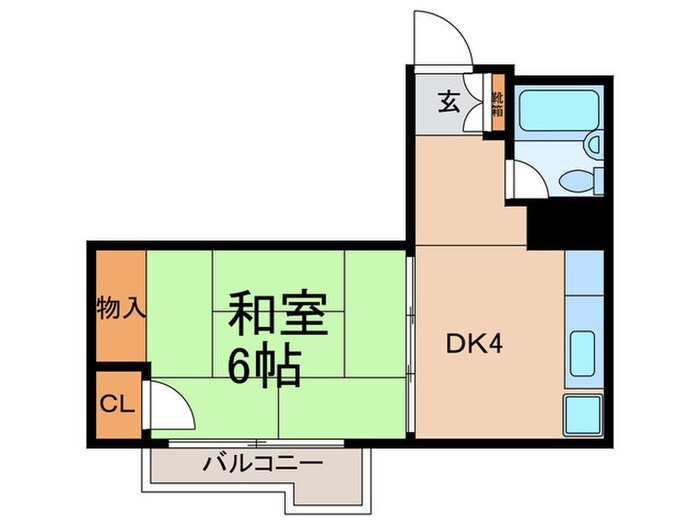 芙蓉マンションの物件間取画像