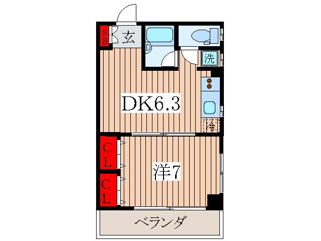 メゾン平塚の物件間取画像