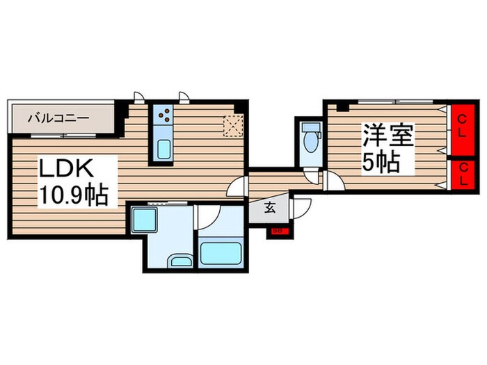 ステラ　アフィーテの物件間取画像