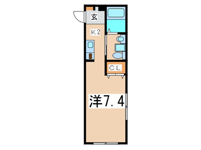 ミルクリ－ク保土ヶ谷の物件間取画像