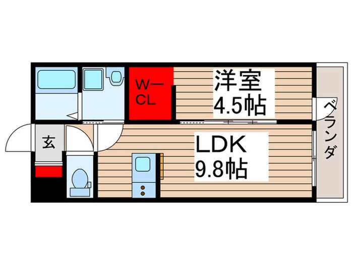 ヴィラージュKの物件間取画像