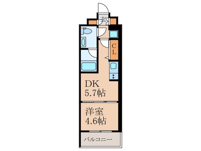 仮)中野区上鷺宮2丁目ﾏﾝｼｮﾝ(407)の物件間取画像