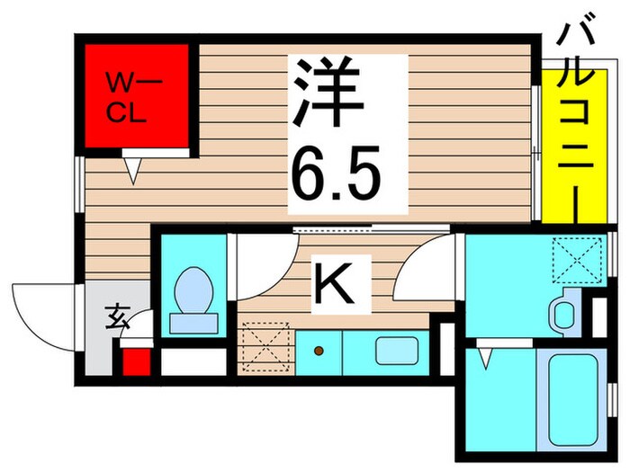 アムールクレールの物件間取画像