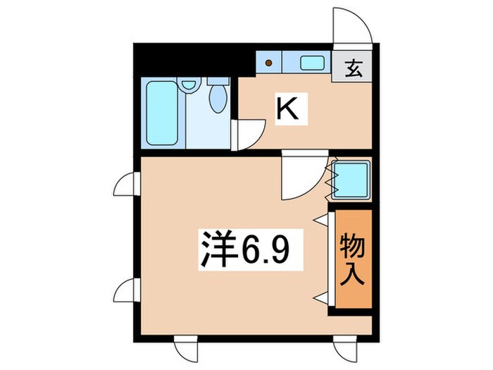 グリーンコーポ入江の物件間取画像