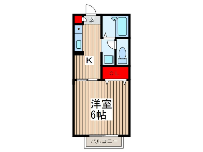 アーバンコーポラスⅢの物件間取画像