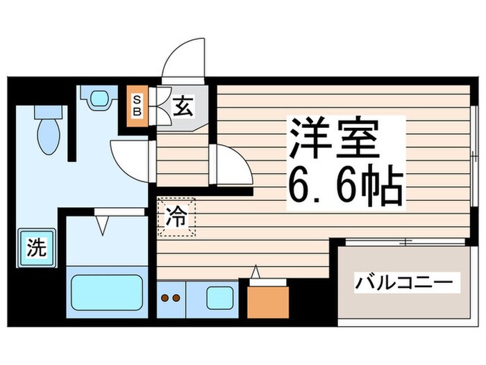 小針マンションの物件間取画像