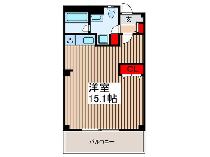 メイクスＦ棟の物件間取画像