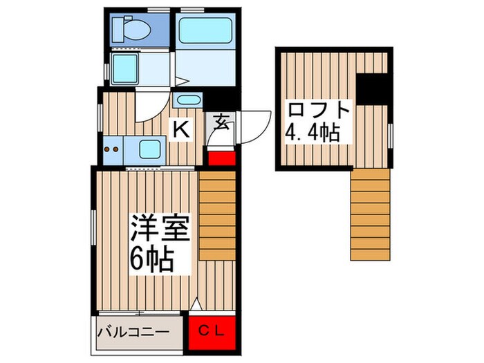 カーサ市川真間の物件間取画像