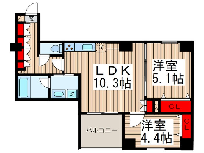 プライマル両国ＥＡＳＴの物件間取画像