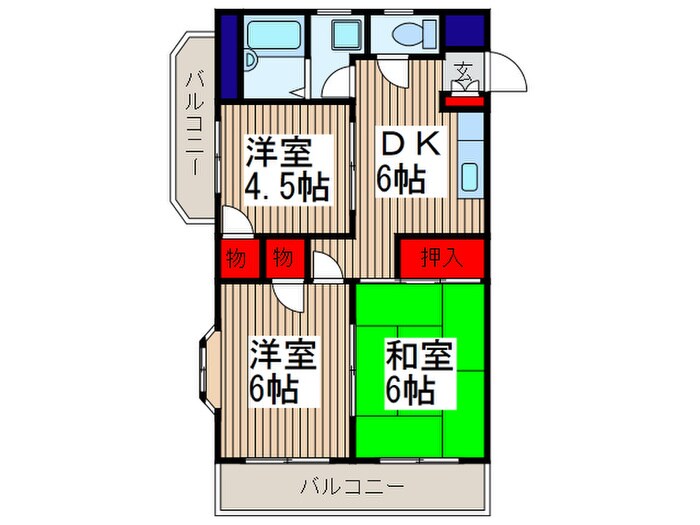 物件間取画像