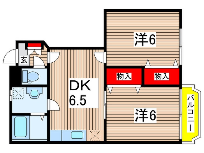 マリンガの物件間取画像