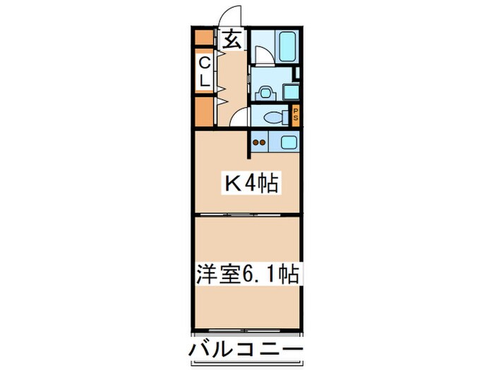 ロイヤルパ－ク多摩川の物件間取画像