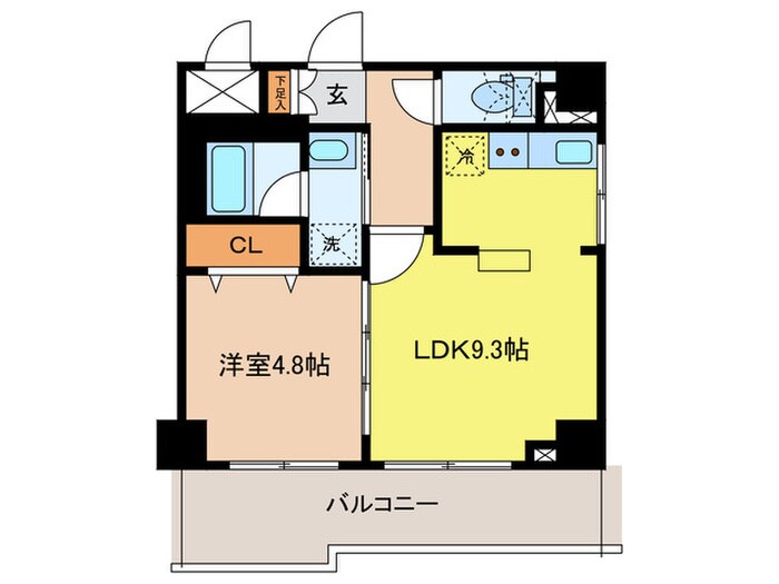 ONE ROOF FLAT TOGOSHIの物件間取画像