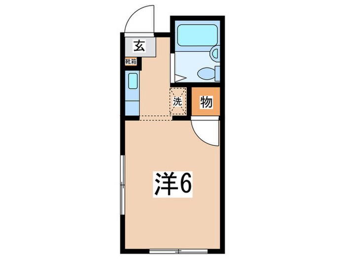 旭コーポの物件間取画像