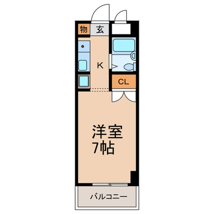 ＴＡＫＡＮＯビルの物件間取画像