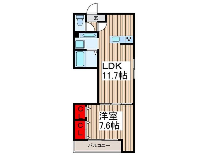 エクセリア上鷺宮Ⅱの物件間取画像