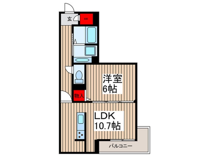 エクセリア上鷺宮Ⅱの物件間取画像