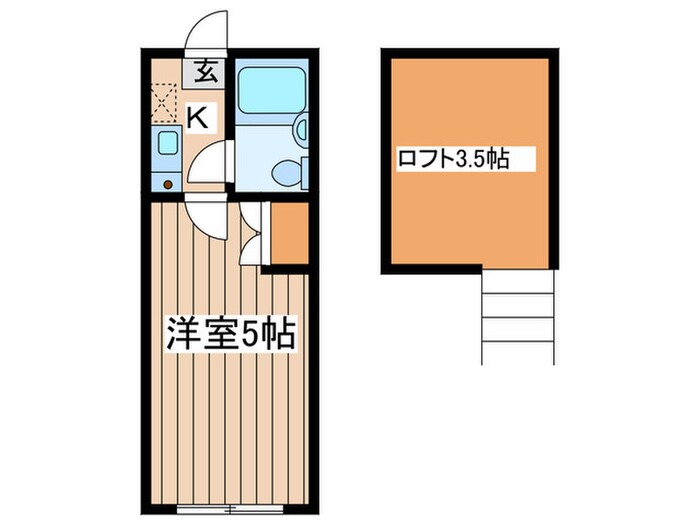 アスコット西国立の物件間取画像