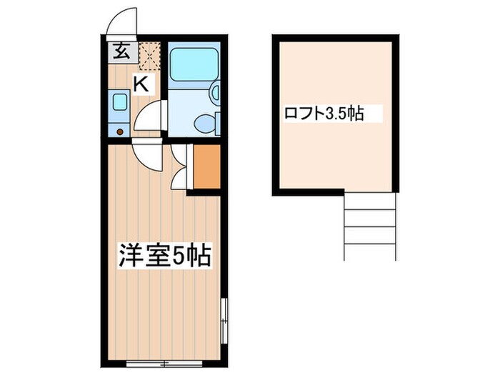アスコット西国立の物件間取画像