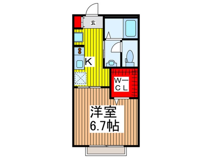 ドミ－ル藤の物件間取画像