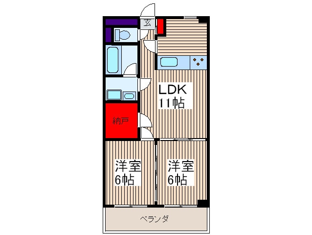 ハウス実の物件間取画像