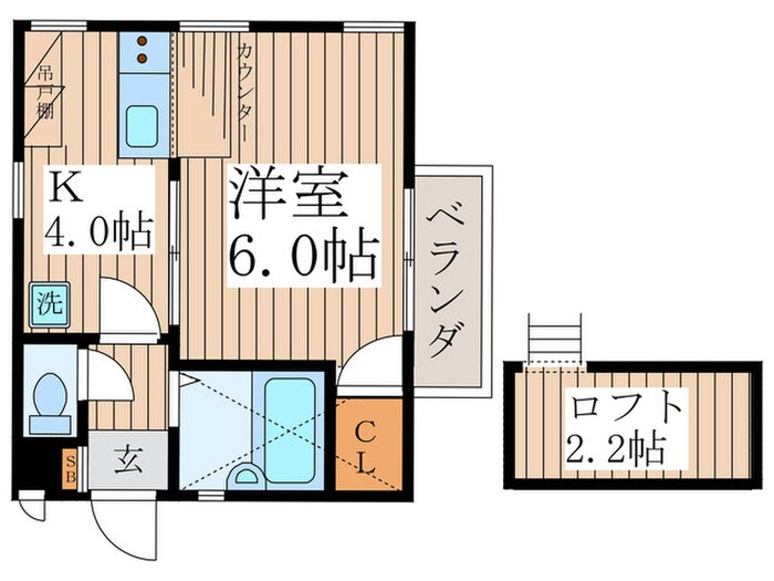 サンヴァーストシティの物件間取画像