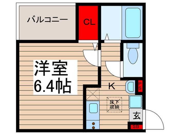 ブラン江北の物件間取画像