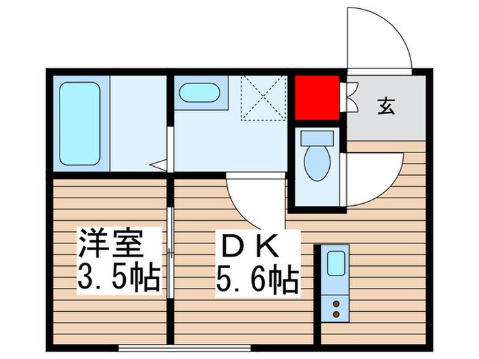 コンフォートシティ北柏の物件間取画像