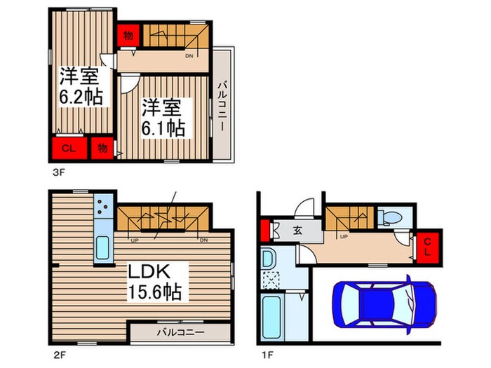 ﾏｲﾎｰﾑﾈｸｽﾄ三郷戸ヶ崎Ⅶの物件間取画像