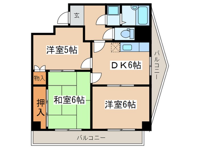 クレスト桜台の物件間取画像