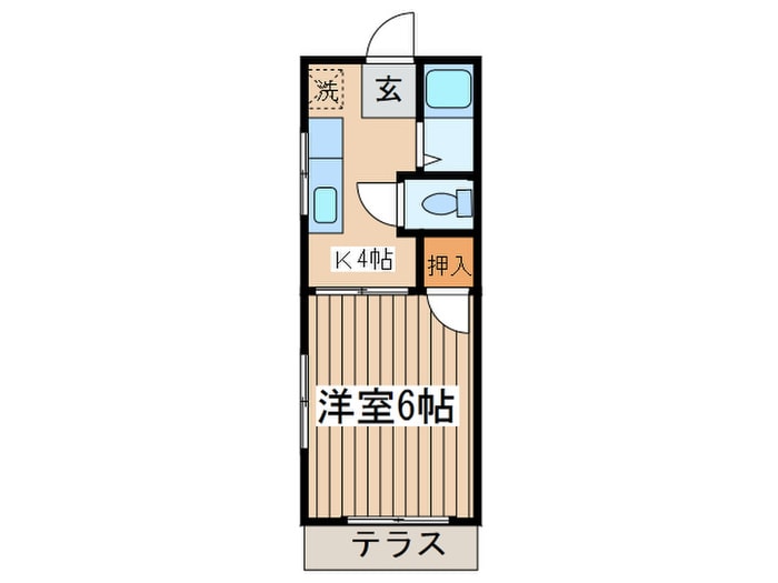 カサベ－ル城山の物件間取画像