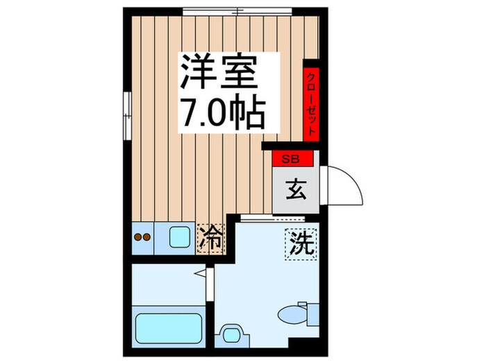 コンフォーリア門前仲町の物件間取画像