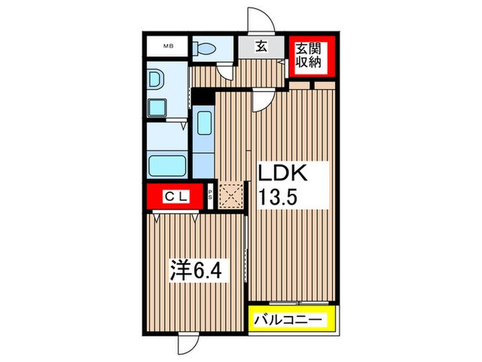 プリムローズ51の物件間取画像