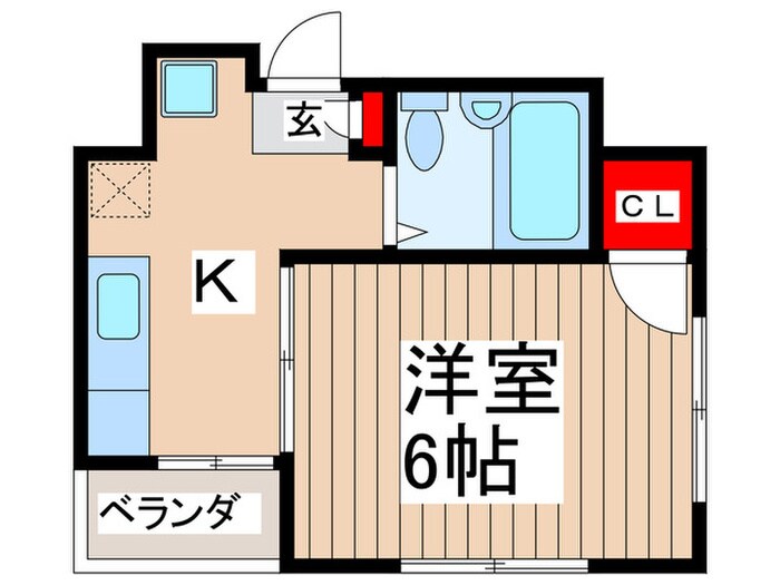 クロノス流山の物件間取画像