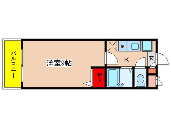 スタ－ダスト麻生の物件間取画像