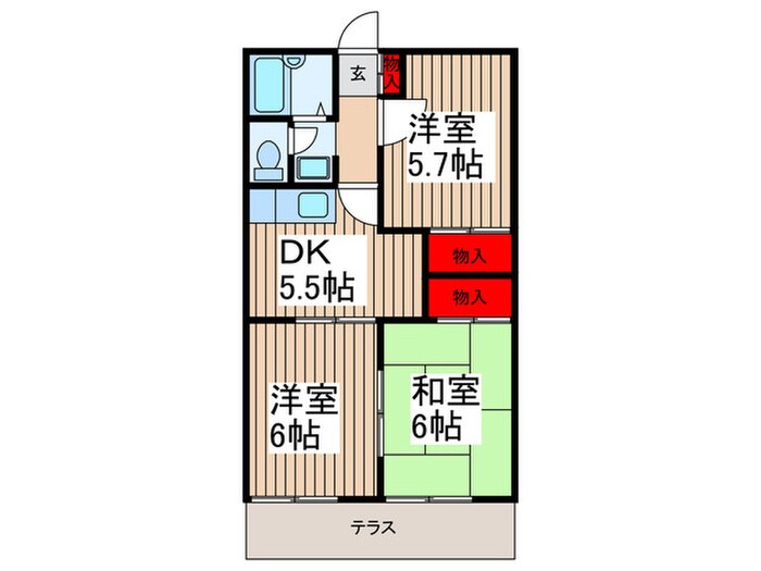 グランハイムコアの物件間取画像