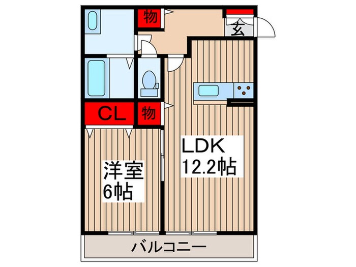 モダンカーサ日進Ⅱの物件間取画像