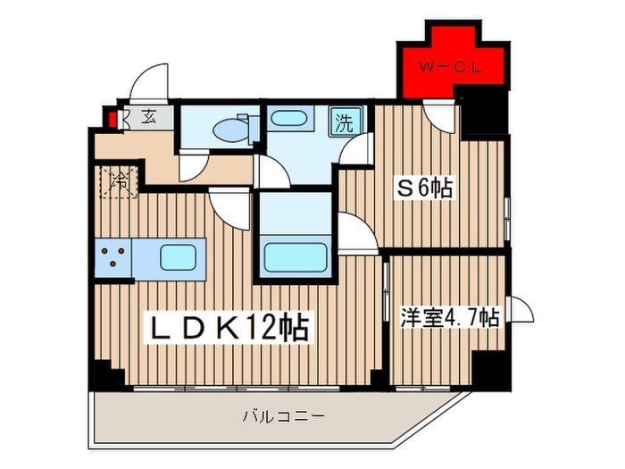 ブランシュワの物件間取画像