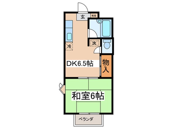 ベルメゾン調布の物件間取画像