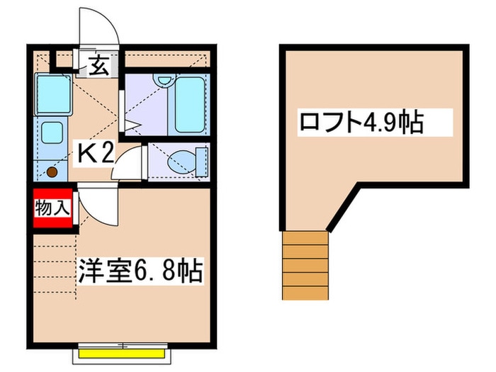 ロフティ　ランドの物件間取画像