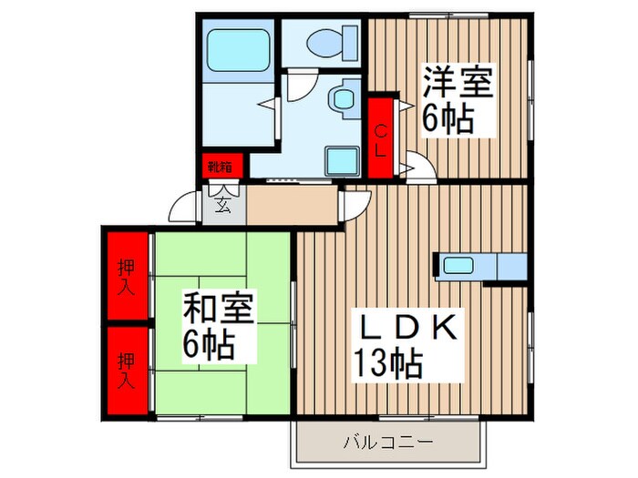 ノイエＣの物件間取画像