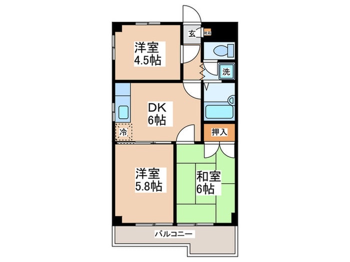 Ｋｅｎｓｉｎｇｔｏｎの物件間取画像